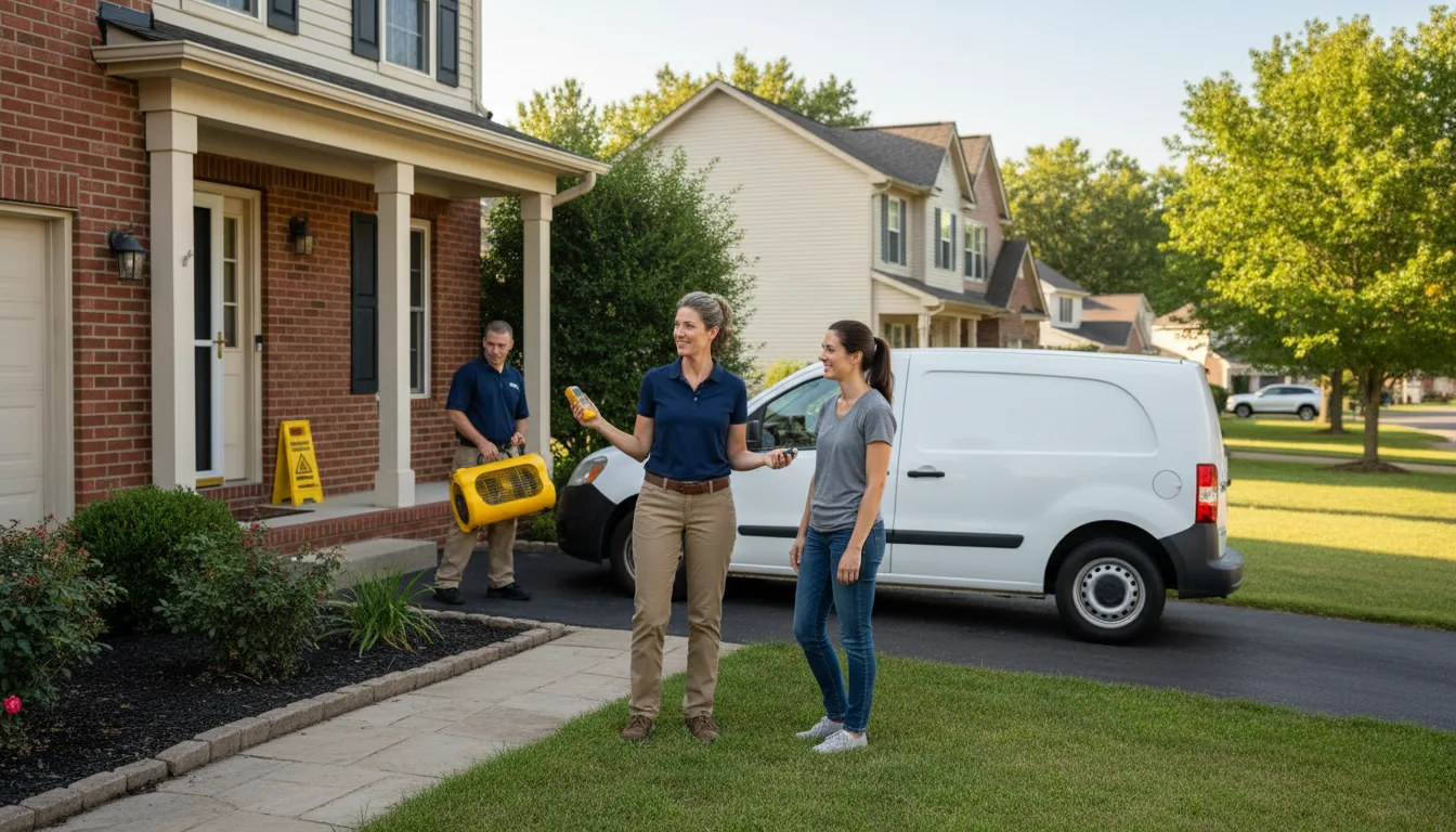 Residential water damage restoration in Hickory Hills, IL
